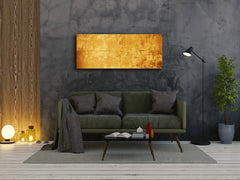 Cuadro de pared detrás de vidrio templado 125 x 50 cm (≈ 50” x 20”); Textura 1