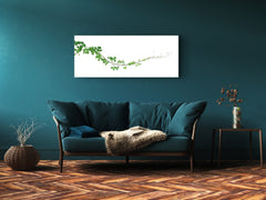 Glass Wall Art - Available in 5 different sizes – Flowers and leaves Series 03: Cayratia liana