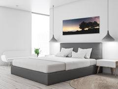 Modern Glass Picture – Available in 5 different sizes – Nature Series 01C: Night stellar sky