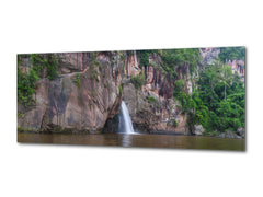 Glass Print Wall Art – Available in 5 different sizes – Nature Series 01A: Waterfall in Thailand 2