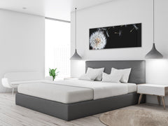 Glass Print Wall Art – Image on Glass 125 x 50 cm (? 50” x 20”) ; Dandelion 3