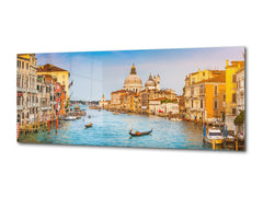 Beautiful Quality Glass Print Picture – Available in 5 different sizes – Cities Series 04: Canal Grande in Venice