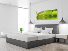 Glass Print Wall Art – Image on Glass 125 x 50 cm (? 50” x 20”) ; Leaf 4