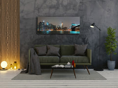 Glass Print Wall Art – Image on Glass 125 x 50 cm (? 50” x 20”) ; City 36