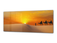 Glass Print Wall Art – Image on Glass 125 x 50 cm (? 50” x 20”) ; Desert