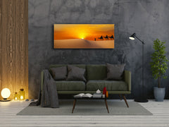 Glass Print Wall Art – Image on Glass 125 x 50 cm (? 50” x 20”) ; Desert