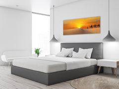 Glass Print Wall Art – Image on Glass 125 x 50 cm (? 50” x 20”) ; Desert
