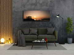 Glass Print Wall Art – Image on Glass 125 x 50 cm (? 50” x 20”) ; Sunset 15