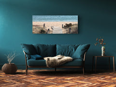 Glasdruck-Wandkunst – Bild auf Glas 125 x 50 cm (≈ 50” x 20”) ; Meer 11