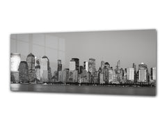 Glass Print Wall Art – Image on Glass 125 x 50 cm (? 50” x 20”) ; City 42