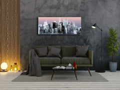 Glass Print Wall Art – Image on Glass 125 x 50 cm (? 50” x 20”) ; City 25