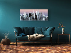 Glass Print Wall Art – Image on Glass 125 x 50 cm (? 50” x 20”) ; City 25