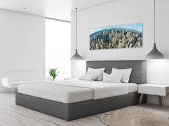 Glass Print Wall Art – Image on Glass 125 x 50 cm (? 50” x 20”) ; City 18