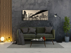 Glass Print Wall Art – Image on Glass 125 x 50 cm (? 50” x 20”) ; Bridge 16
