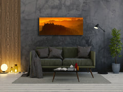 Glass Picture Wall Art – Available in 5 different sizes – Nature Series 01D: Cold foggy morning