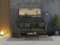 Glass Print Wall Art – Image on Glass 125 x 50 cm (? 50” x 20”) ; City 38