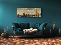 Glass Print Wall Art – Image on Glass 125 x 50 cm (? 50” x 20”) ; City 38
