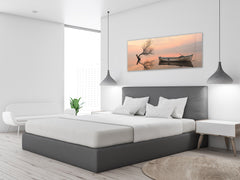 Glass Print Wall Art – Image on Glass 125 x 50 cm (? 50” x 20”) ; Boat 3