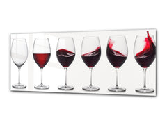 Glass Print Wall Art – Image on Glass 125 x 50 cm (? 50” x 20”) ; Wine