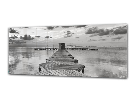 Glass Print Wall Art – Image on Glass 125 x 50 cm (? 50” x 20”) ; Pier 15