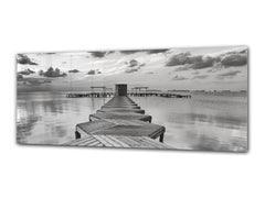 Glass Print Wall Art – Image on Glass 125 x 50 cm (? 50” x 20”) ; Pier 15