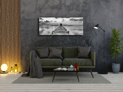 Glass Print Wall Art – Image on Glass 125 x 50 cm (? 50” x 20”) ; Pier 15