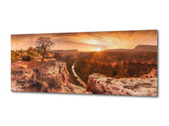 Glass Print Wall Art – Available in 5 different sizes – Nature Series 01A: Grand Canyon