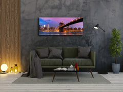 Glass Print Wall Art – Image on Glass 125 x 50 cm (? 50” x 20”) ; Bridge 17