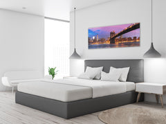 Glass Print Wall Art – Image on Glass 125 x 50 cm (? 50” x 20”) ; Bridge 17