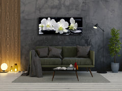 Glass Print Wall Art – Image on Glass 125 x 50 cm (? 50” x 20”) ; Flower 10