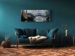 Glass Print Wall Art – Image on Glass 125 x 50 cm (? 50” x 20”) ; River 1