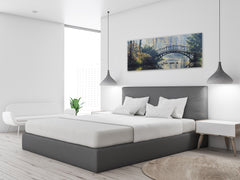 Glass Print Wall Art – Image on Glass 125 x 50 cm (? 50” x 20”) ; River 1