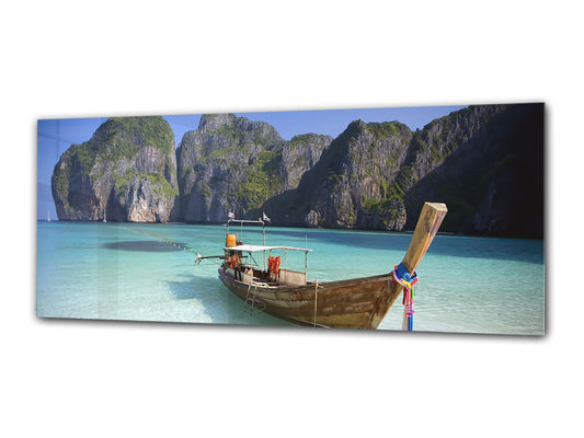 Glass Print Wall Art – Image on Glass 125 x 50 cm (? 50” x 20”) ; Ship