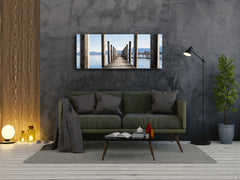 Glass Print Wall Art – Image on Glass 125 x 50 cm (? 50” x 20”) ; Pier 13