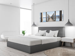 Glass Print Wall Art – Image on Glass 125 x 50 cm (? 50” x 20”) ; Pier 13