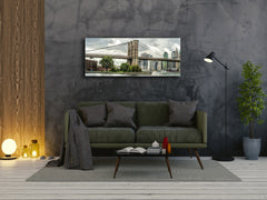 Glass Print Wall Art – Image on Glass 125 x 50 cm (? 50” x 20”) ; Bridge 16