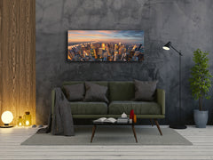 Glass Print Wall Art – Image on Glass 125 x 50 cm (? 50” x 20”) ; City 19