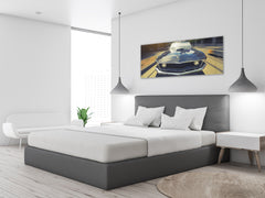 Glass Print Wall Art – Image on Glass 125 x 50 cm (? 50” x 20”) ; Car 2
