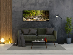 Glass Print Wall Art – Image on Glass 125 x 50 cm (? 50” x 20”) ; River