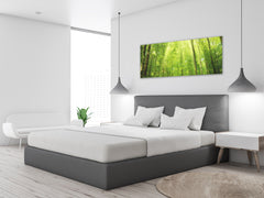 Glass Print Wall Art – Image on Glass 125 x 50 cm (? 50” x 20”) ; Forest 16
