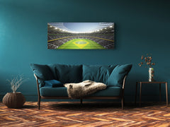 Glass Print Wall Art – Image on Glass 125 x 50 cm (? 50” x 20”) ; Stadium
