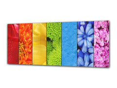 Glass Print Wall Art – Image on Glass 125 x 50 cm (? 50” x 20”) ; Flower 18