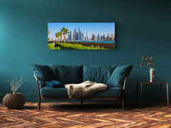 Glass Print Wall Art – Image on Glass 125 x 50 cm (? 50” x 20”) ; City 23