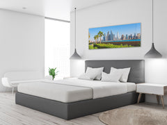 Glass Print Wall Art – Image on Glass 125 x 50 cm (? 50” x 20”) ; City 23