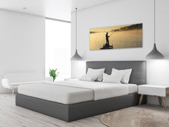 Glass Print Wall Art – Image on Glass 125 x 50 cm (? 50” x 20”) ; Lake 12