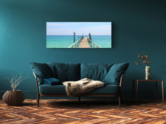 Glass Print Wall Art – Image on Glass 125 x 50 cm (? 50” x 20”) ; Pier 14