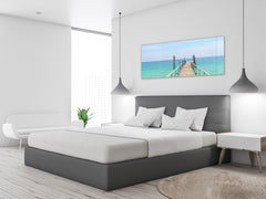 Glass Print Wall Art – Image on Glass 125 x 50 cm (? 50” x 20”) ; Pier 14