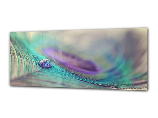 Glass Print Wall Art – Image on Glass 125 x 50 cm (? 50” x 20”) ; Abstract Art. 18