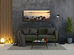 Glass Print Wall Art – Image on Glass 125 x 50 cm (? 50” x 20”) ; Sea 18