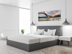 Glass Print Wall Art – Image on Glass 125 x 50 cm (? 50” x 20”) ; Old Bridge
